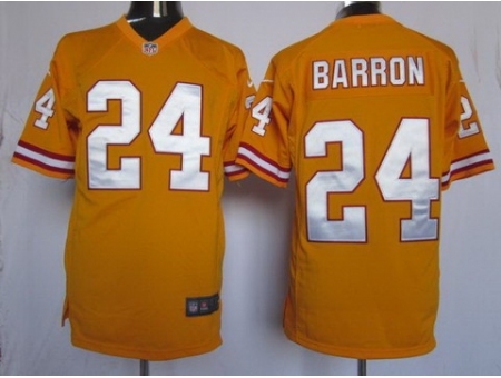 Nike Tampa Bay Buccaneers 24 Mark Barron Yellow Game NFL Jersey