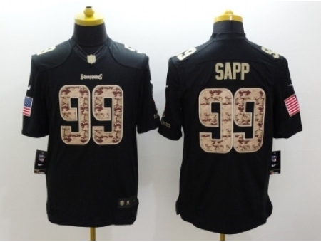 Nike Tampa Bay Buccaneers 99 Warren Sapp black Salute to Service Limited NFL Jersey