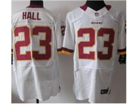 Nike Washington Redskins 23 DeAngelo Hall white Elite NFL Jersey