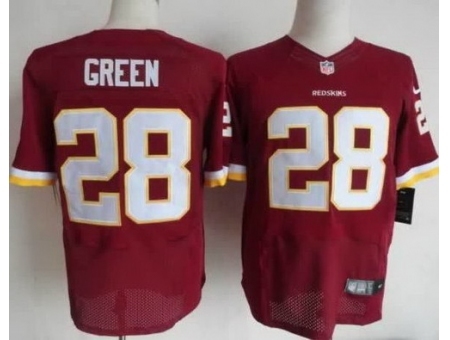 Nike Washington Redskins 28 Darrell Green Red Elite NFL Jersey