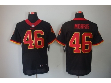 Nike Washington Redskins 46 Alfred Morris Black Elite NFL Jersey