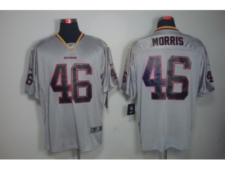 Nike Washington Redskins 46 Alfred Morris Grey Elite Lights Out NFL Jersey