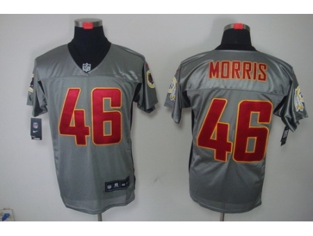 Nike Washington Redskins 46 Alfred Morris Grey Elite Shadow NFL Jersey