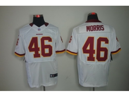 Nike Washington Redskins 46 Alfred Morris White Elite NFL Jersey