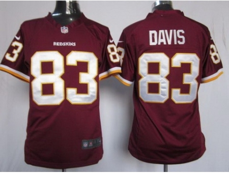 Nike Washington Redskins 83 Fred Davis Red Elite NFL Jersey