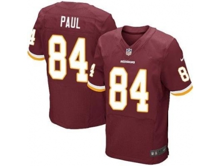 Nike Washington Redskins 84 Niles Paul Red Elite NFL Jersey