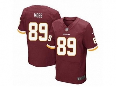 Nike Washington Redskins 89 Santana Moss red Elite NFL Jersey