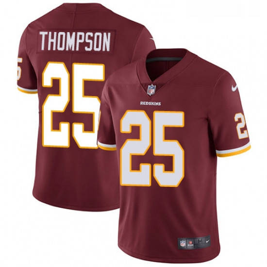 Youth Nike Washington Redskins 25 Chris Thompson Burgundy Red Team Color Vapor Untouchable Limited P