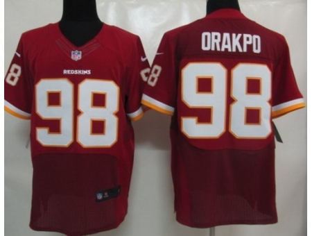 Nike Washington RedSkins 98 Brian Orakpo Red Elite NFL Jersey