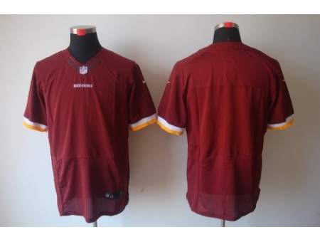 Nike Washington Redskins Blank Red Elite NFL Jersey