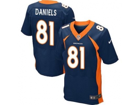 Youth Nike Denver Broncos 81 Owen Daniels Blue NFL Jersey