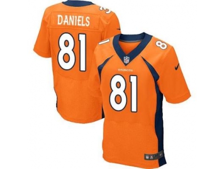 Youth Nike Denver Broncos 81 Owen Daniels Orange NFL Jersey