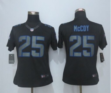 nike women nfl jerseys buffalo bills 25 mccoy black[nike impact limited]