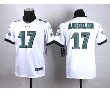 nike youth nfl jerseys philadelphia eagles 17 agholor white[nike][agholor]