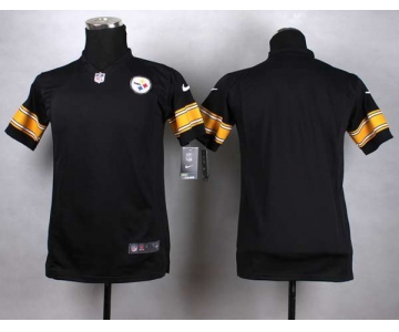 nike youth nfl jerseys pittsburgh steelers blank black[nike]