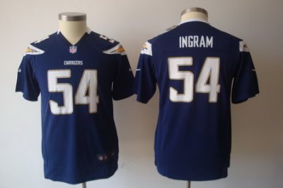 Youth Nike San Diego Chargers #54 Melvin Ingram Blue Nike NFL Jerseys