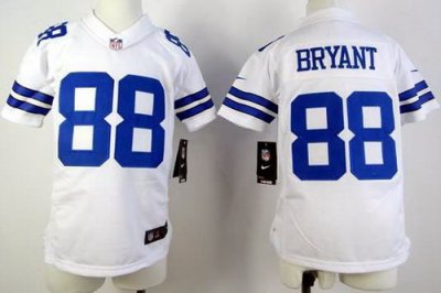 Youth Nike Dallas Cowboys 88# Dez Bryant White Nike NFL Jerseys