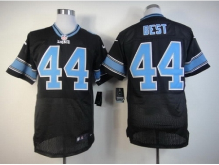 Nike Detroit Lions 44 Jahvid best black Elite NFL Jersey