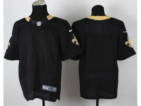 Nike New Orleans Saints Blank Black Elite NFL Jersey