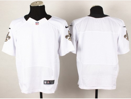 Nike New Orleans Saints Blank White Elite NFL Jersey