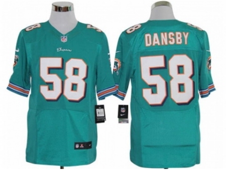 Nike Miami Dolphins 58 Karlos Dansby green Elite NFL Jersey