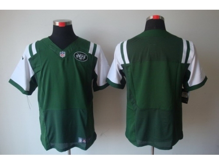 Nike New York Jets Blank Green Elite NFL Jersey