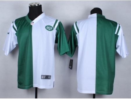 Nike New york jets Blank green white Elite Split NFL Jersey