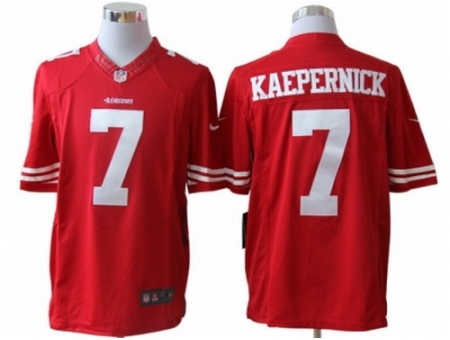 Nike San Francisco 49ers 7 Colin Kaepernick Red Limited NFL Jersey