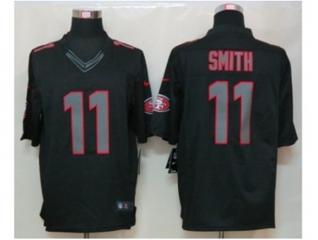 Nike San Francisco 49ers 11 Alex Smith black Limited Impact NFL Jersey