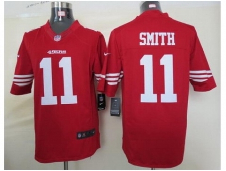 Nike San Francisco 49ers 11 Alex Smith Red Limited NFL Jersey