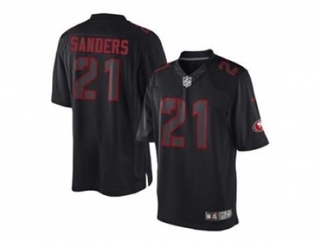 Nike San Francisco 49ers 21 Sanders black Limited Impact NFL Jersey