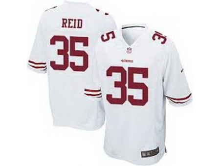 Nike San Francisco 49ers 35 Eric Reid White Limited NFL Jersey