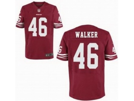 Nike San Francisco 49ers 46 Delanie Walker Limited Red NFL Jersey