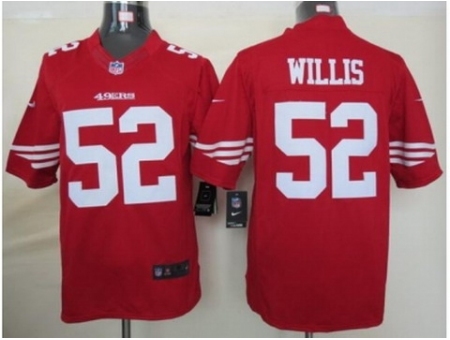 Nike San Francisco 49ers 52 Patrick Willis Red Limited NFL Jersey