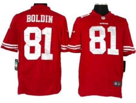 Nike San Francisco 49ers 81 Anquan Boldin Red Limited NFL Jersey