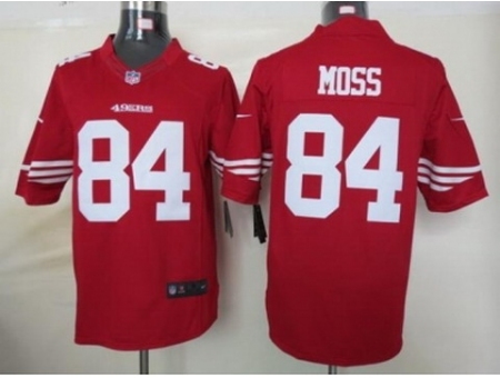 Nike San Francisco 49ers 84 Randy Moss Red Limited NFL Jersey