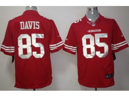 Nike San Francisco 49ers 85 Vernon Davis Red Limited NFL Jersey