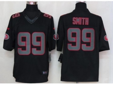 Nike San Francisco 49ers 99 Aldon Smith black Limited Impact NFL Jersey