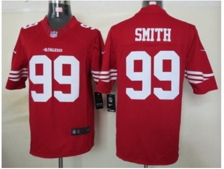 Nike San Francisco 49ers 99 Aldon Smith Red Limited NFL Jersey