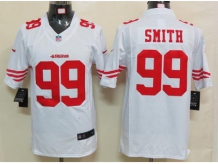 Nike San Francisco 49ers 99 Aldon Smith white Limited NFL Jersey