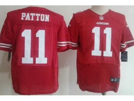 Nike San Francisco 49ers 11 Quinton Patton Red Elite NFL Jersey