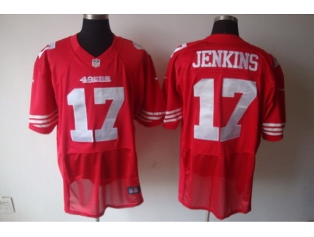 Nike San Francisco 49Ers 17 A.J. Jenkins Red Elite NFL Jersey