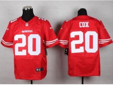 Nike San Francisco 49ers 20 Perrish Cox Red Elite NFL Jersey