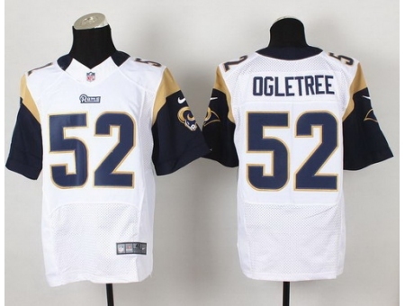 Nike St. Louis Rams 52 Alec Ogletree White Elite NFL Jersey