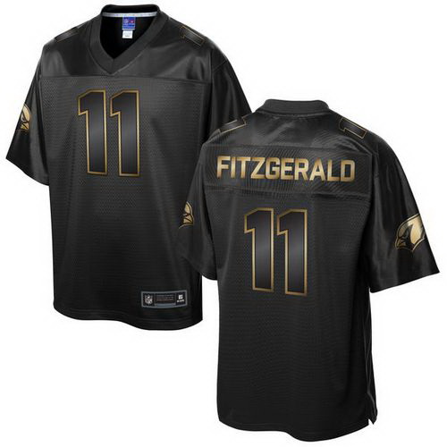 Nike Cardinals #11 Larry Fitzgerald Pro Line Black Gold Collecti