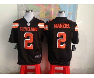 nike nfl jerseys cleveland browns 2 manziel brown[game][new styl