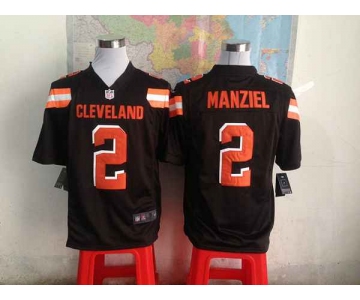 nike nfl jerseys cleveland browns 2 manziel brown[game][new style]