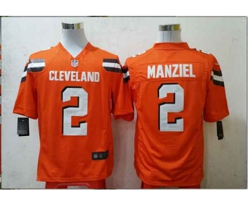 nike nfl jerseys cleveland browns 2 manziel orange[game][new style]