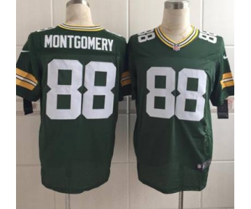 nike nfl jerseys green bay packers 88 montgomery green[Elite][montgomery]