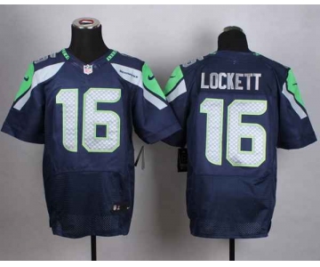 nike nfl jerseys seattle seahawks 16 lockett blue[Elite]